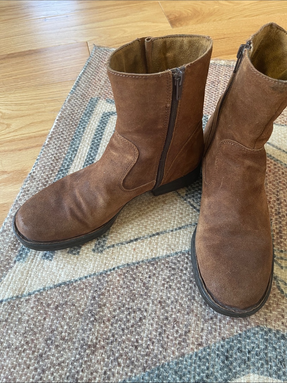 Born Brown Suede Ankle Boots - Picture 8 of 14